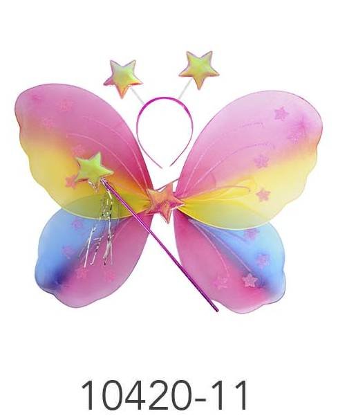 Butterfly Wing 3pcs Set (Rainbow)