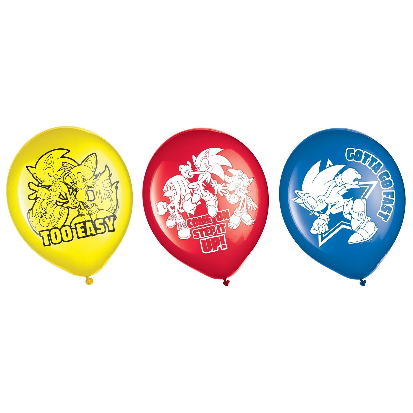 Sonic 30cm Latex Balloons