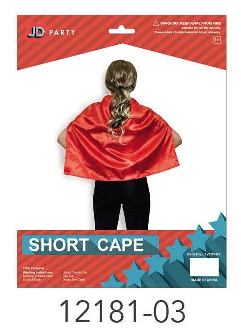 Short Cape (Red)