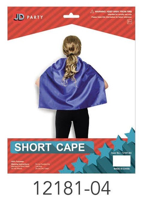 Short Cape (Blue)