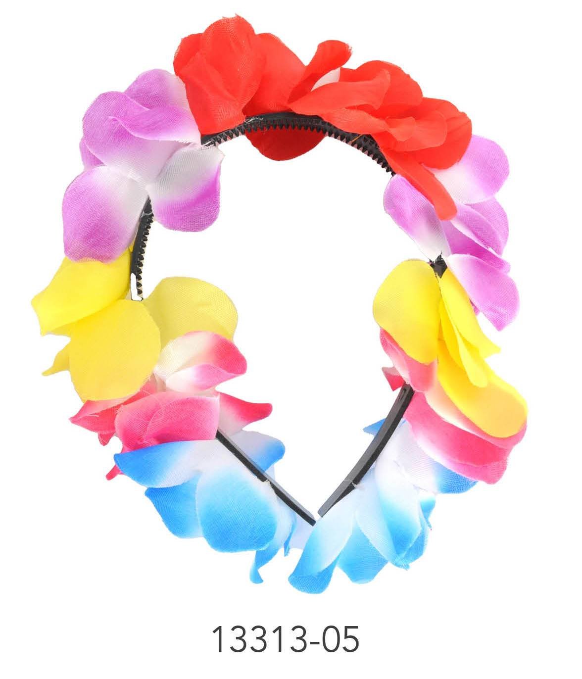 Hawaiian Flower Headband (Rainbow)