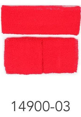 Headband & Wristband Set (Red)