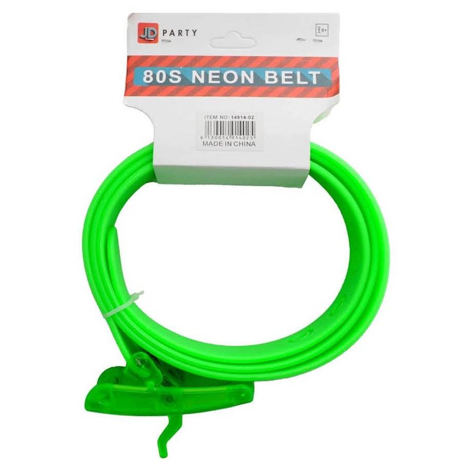 80s Neon Belt Green