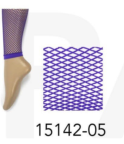 Fishnet Leggings (Purple)