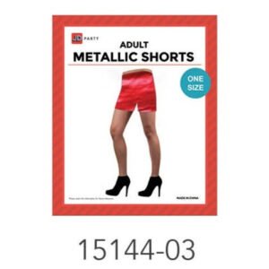 Metallic Shorts (Red)