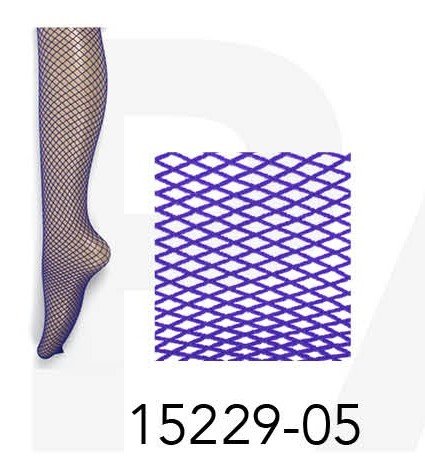 Fishnet Pantyhose (Purple)