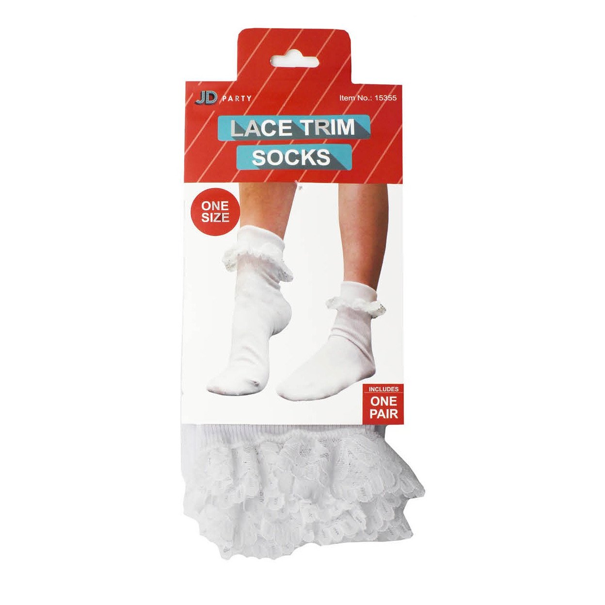 Lace frill socks