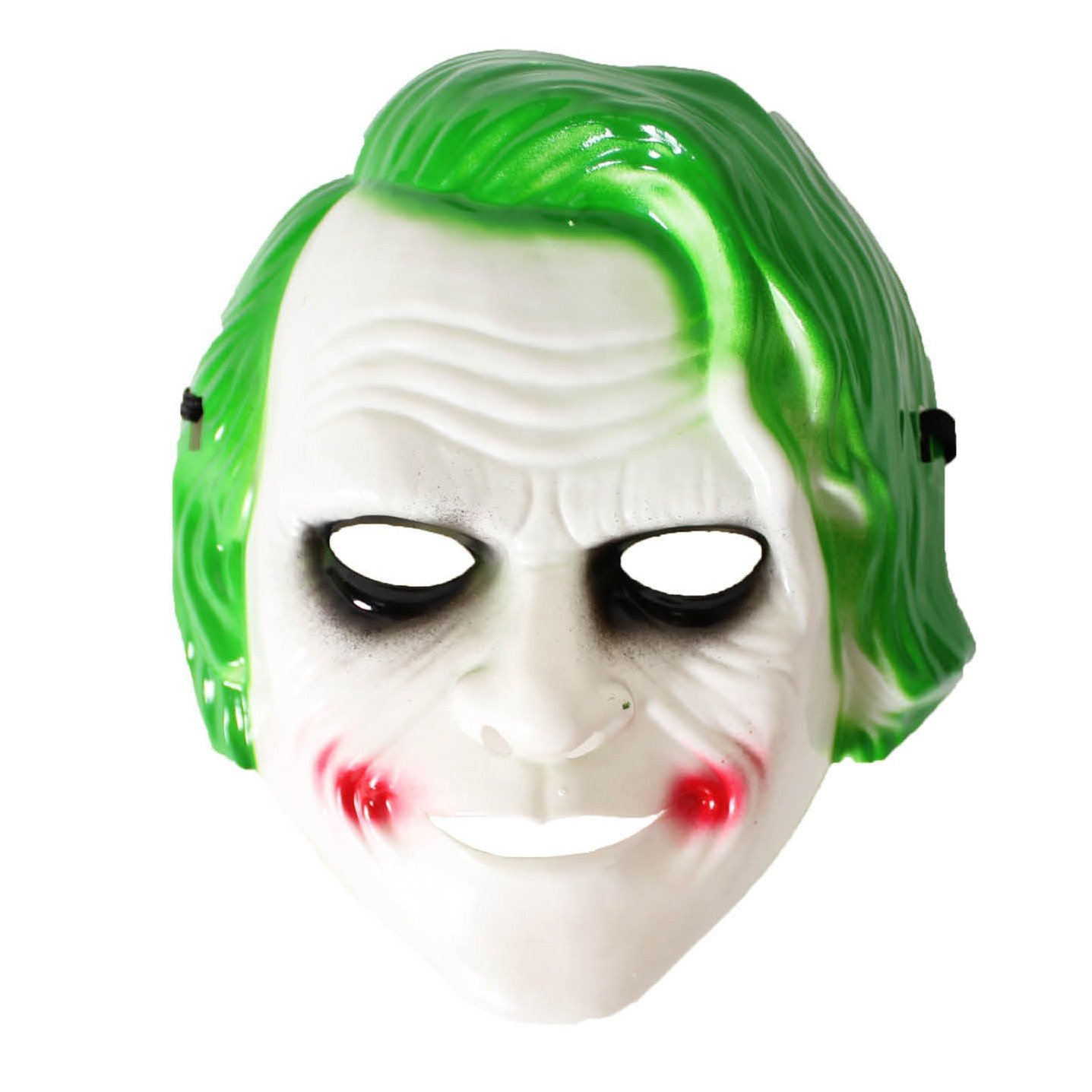 Plastic Mask (Scary Clown green hair)