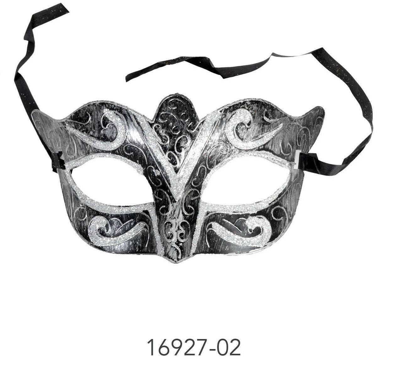 Fancy Glitter Mask (Silver)