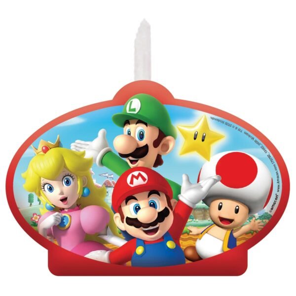 Super Mario Bros Birthday Candle