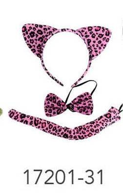 Animal 3pcs Set (Pink Leopard)