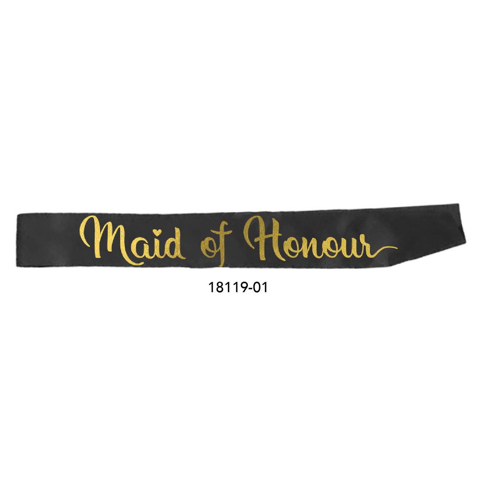 Party Sash (Maid of honour-Black)