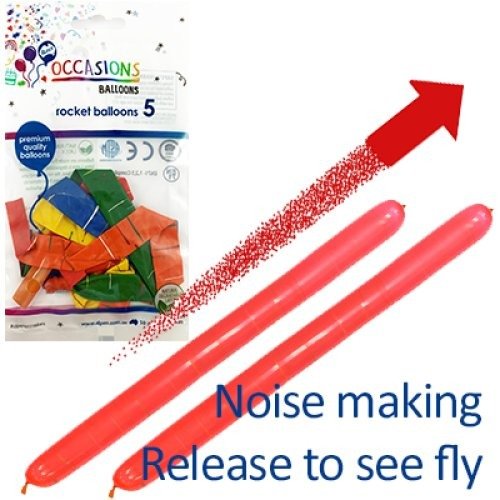 Rocket Balloons 5pk