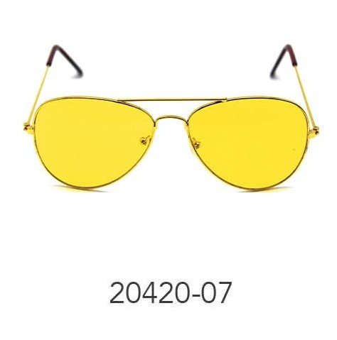 Party Glasses Aviator (Yellow)