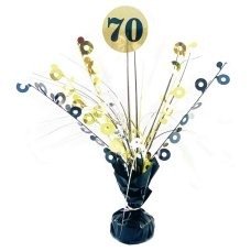 Black & Gold Centrepiece Weight #70