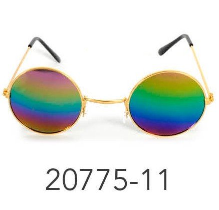 Party Glasses Hippie (S) (Rainbow)