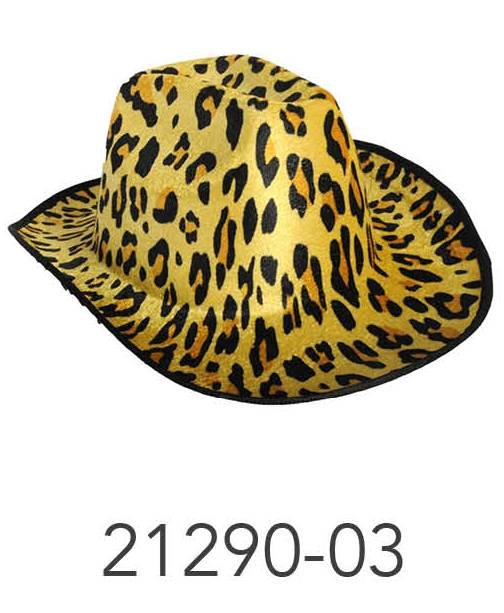 Cowboy Hat with Pattern (Cheetah)
