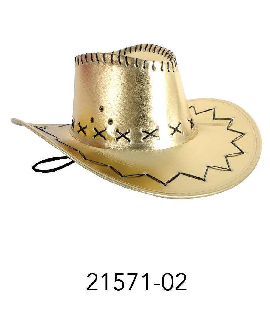 Cowboy Hat (Metallic Gold)