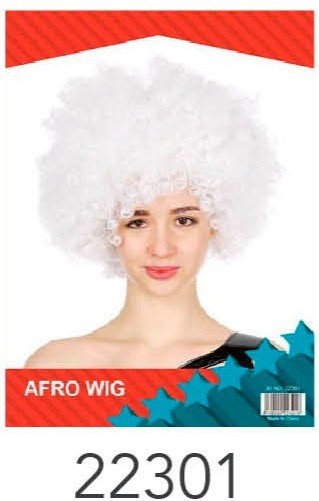 Afro Wig White