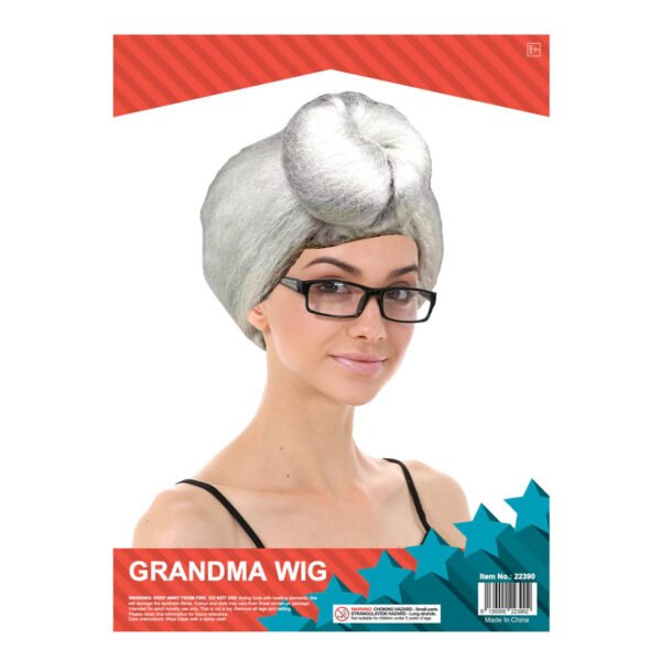 Top Knot Grandma Wig