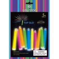 Glowstick 6" on String Assorted 10pcs