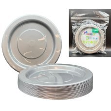 Silver Lunch Plate Pack 20