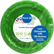Lime Dinner Plate Pack 20