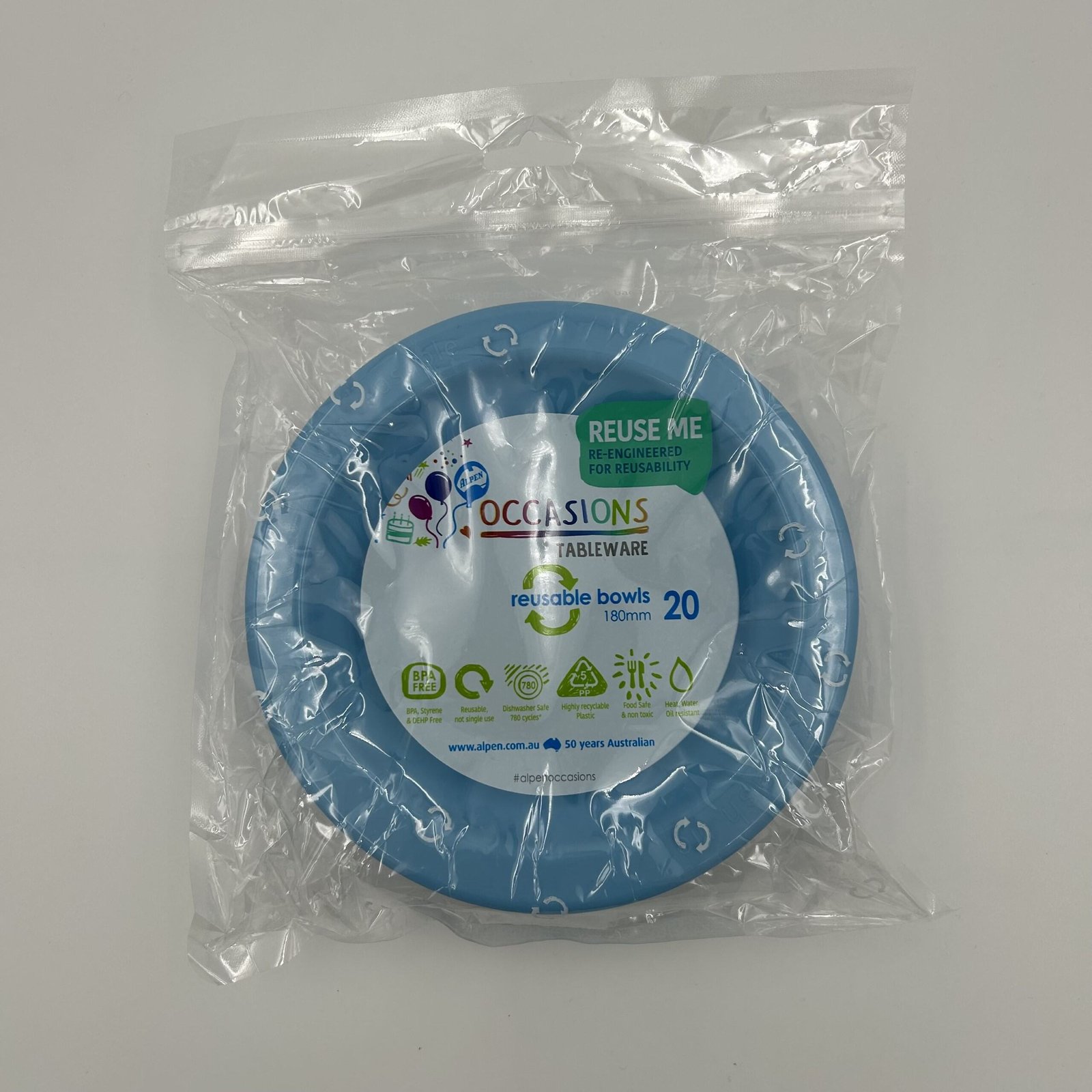 Light Blue Bowl Pack 20