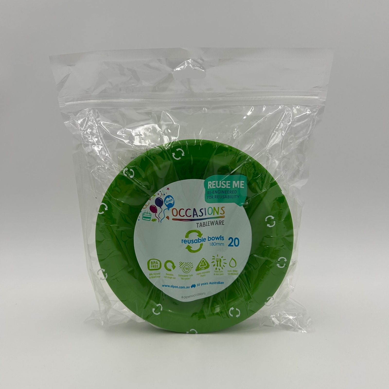 Lime Bowl Pack 20