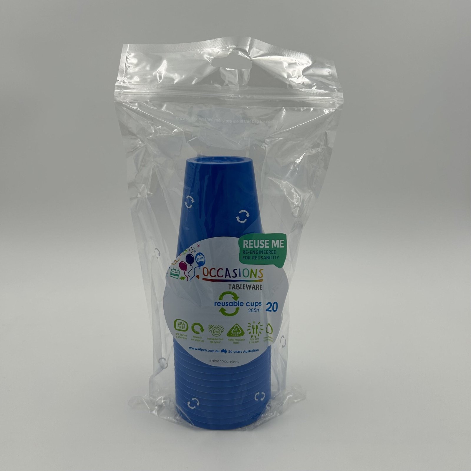 Royal Blue Cup 285ml Pack 20