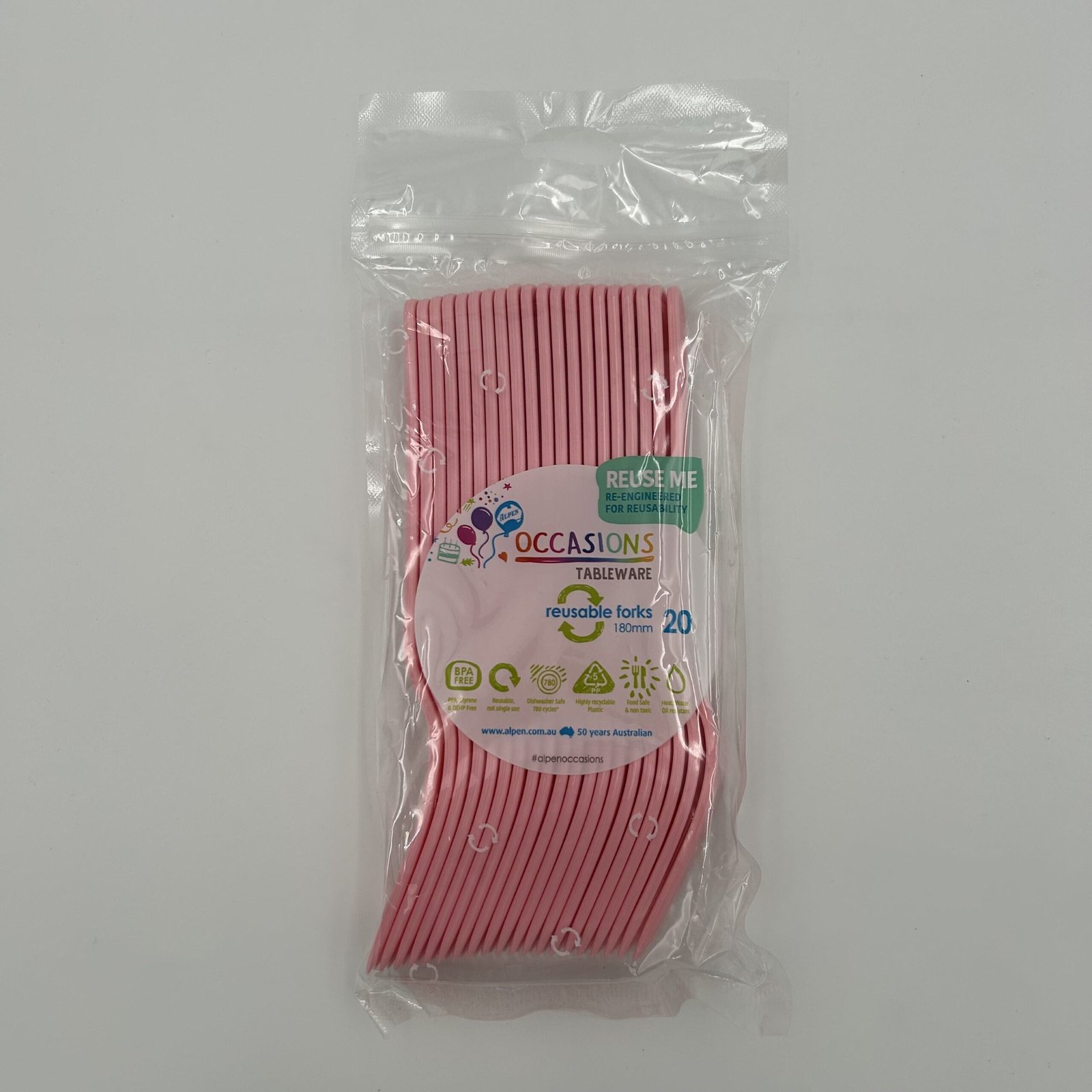 Light Pink Fork Pack 20