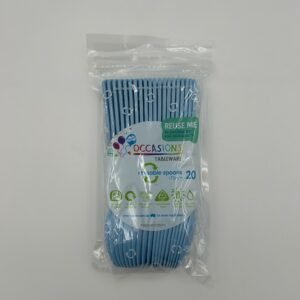 Light Blue Spoon Pack 20