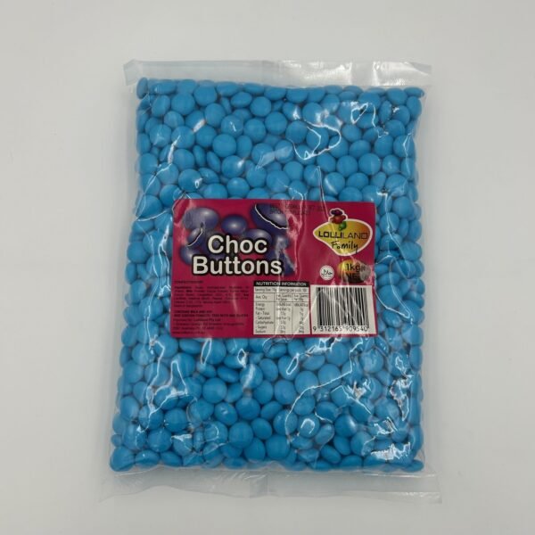 Choc Buttons Blue 1kg