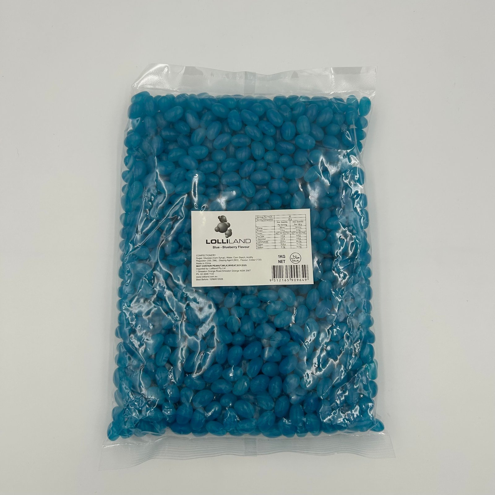 Blue Jellybeans 1kg