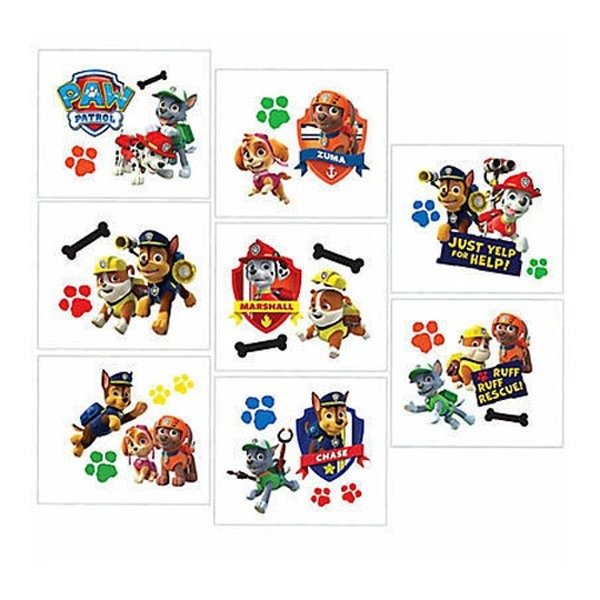 Paw Patrol Adventures Tattoos