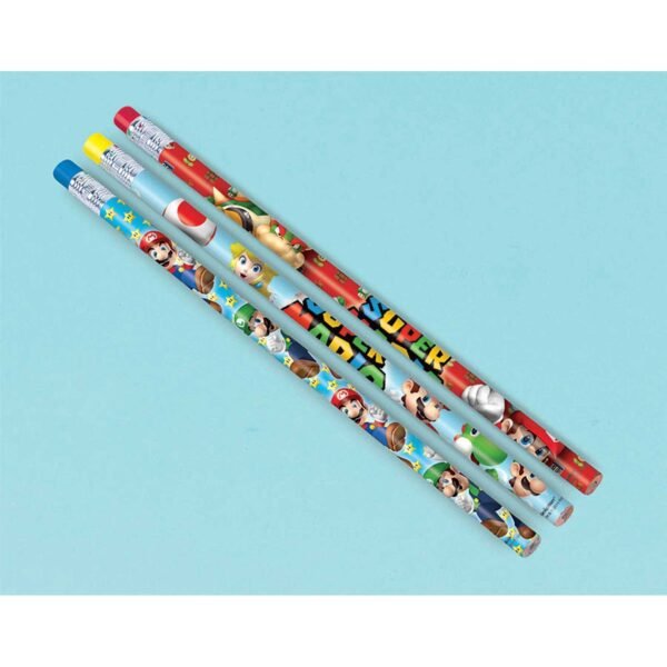 12 Super Mario Bros Pencils