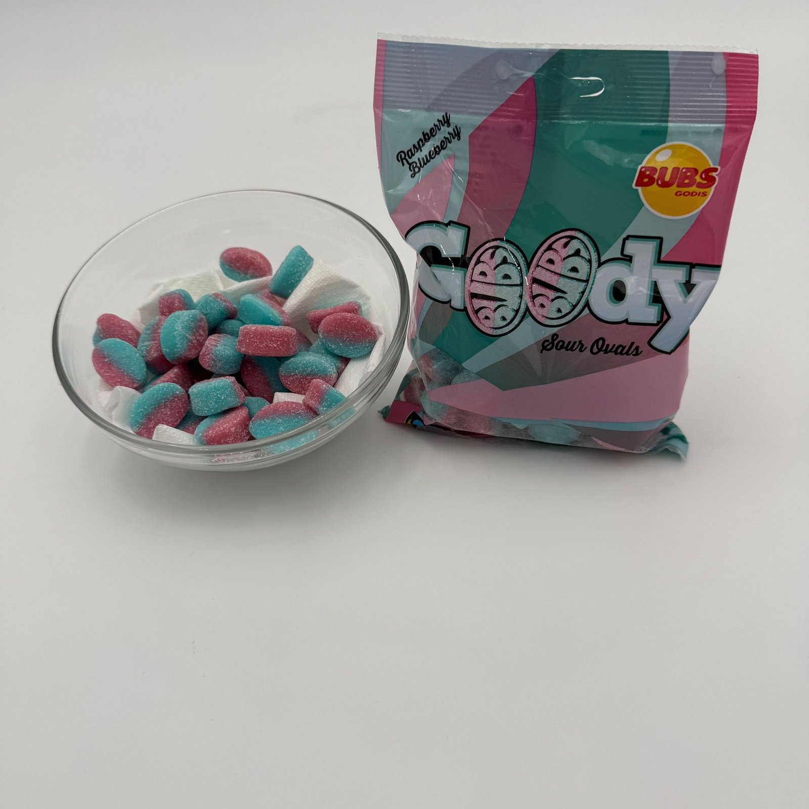 Swedish Candy - Bubs Goody Raspberry/Blueberry 90g