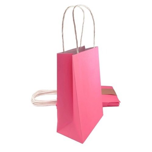 PAPER PARTYBAGS - FUCHSIA 5pk