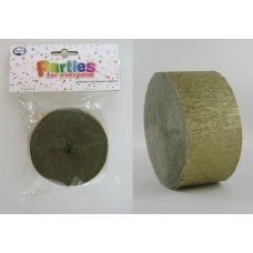 Paper Crepe Streamer 30m SHIMMER GOLD