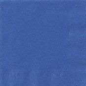 Royal Blue Beverage Napkins 2ply - 20pk