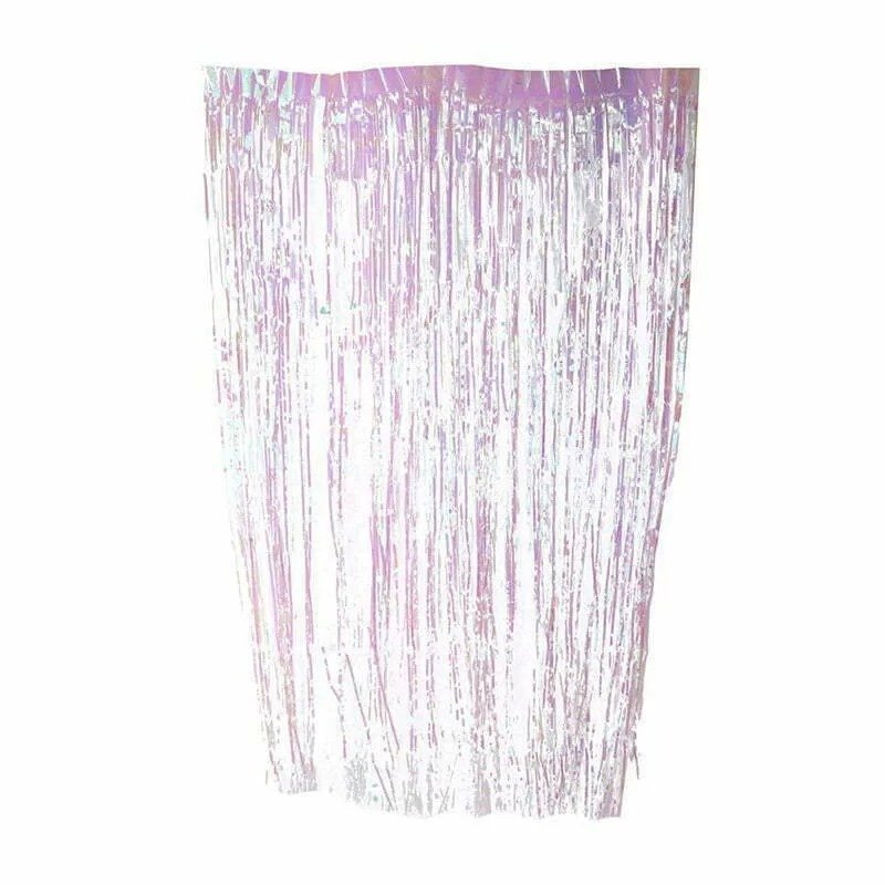 Iridescent Fringe Door Curtain 1m x 2m