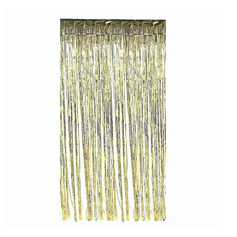 Gold Fringe Door Curtain 1m x 2m