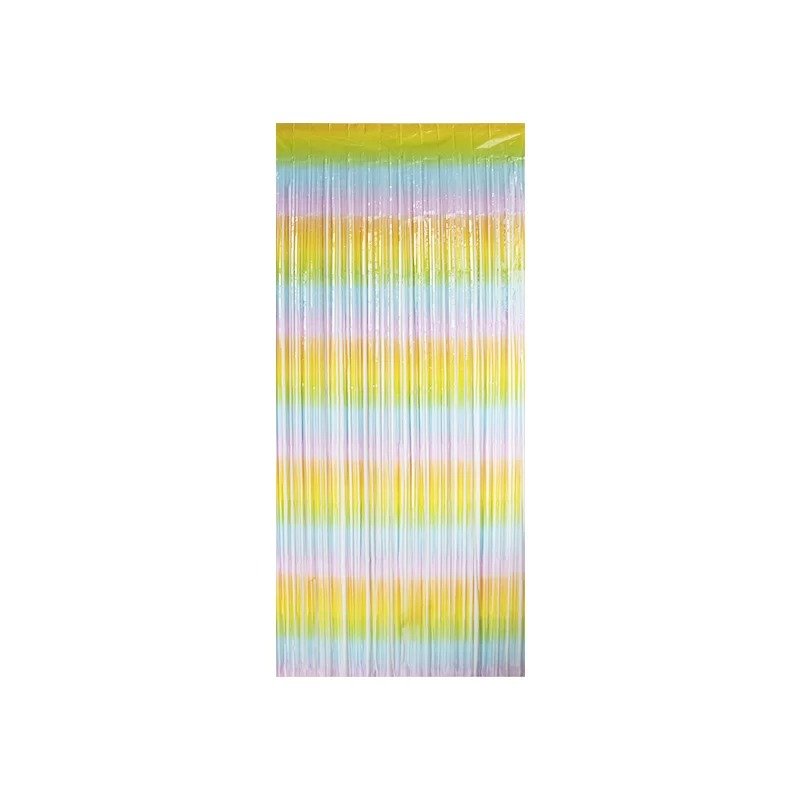 Pastel Rainbow Door Curtain 1m x 2m