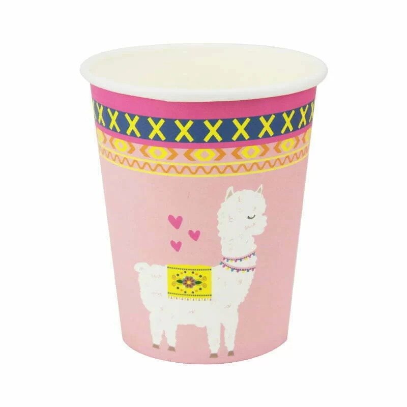 8 Alpaca Paper Cups