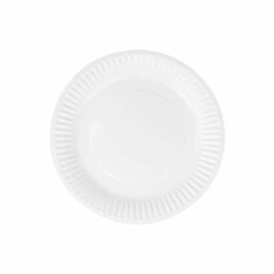 White 7" Paper Plates - 20pk