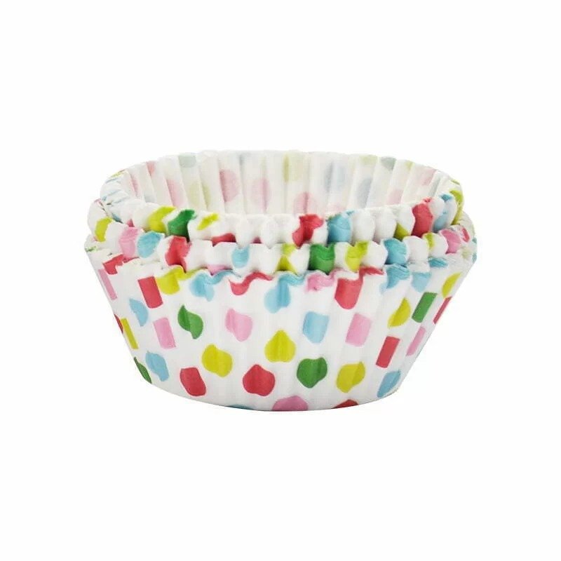 75ct Dots Cake Cases
