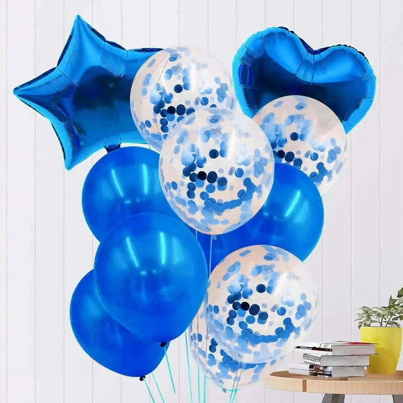 14 pc Balloon Set - Blue