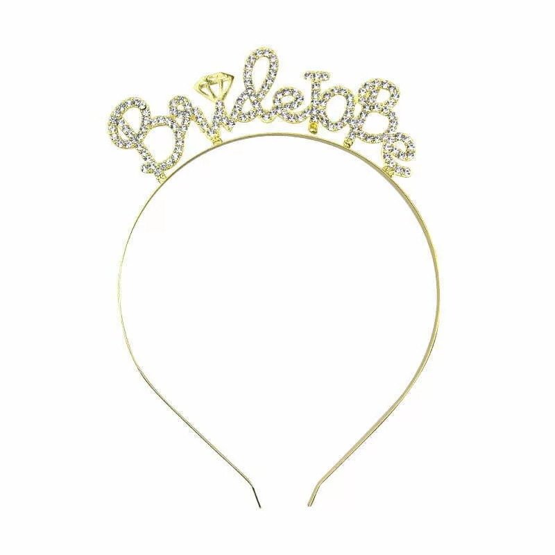 Bride To Be Headwear - Gold