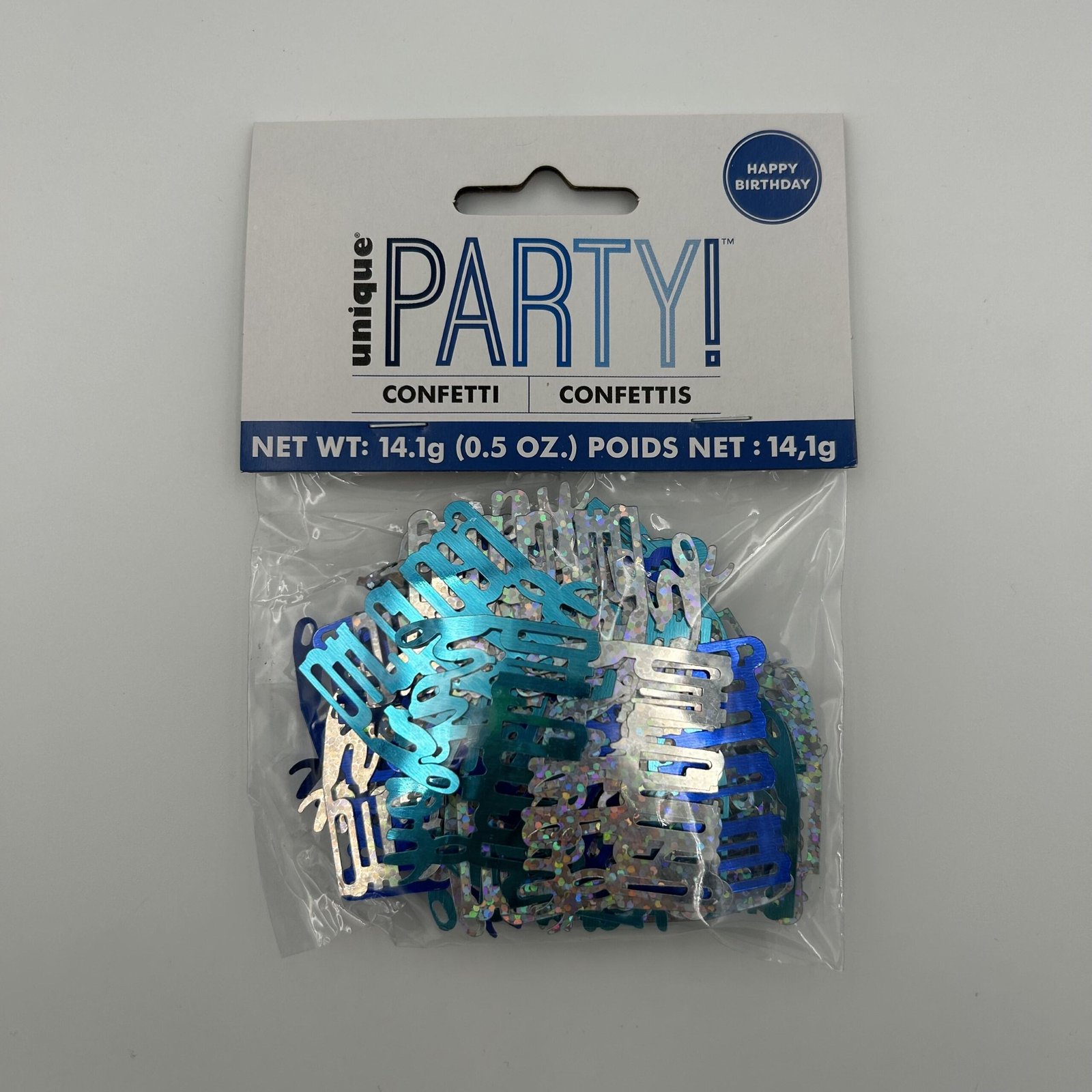 Blue Happy Birthday Table Confetti 14g