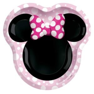Minnie Mouse Forever 9in/23cm Shaped Paper Plates